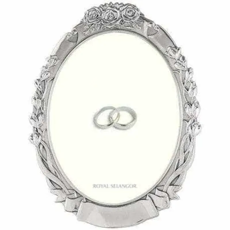 Photoframe (5r) Roses & Larkspur