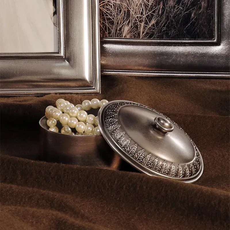 Trinketbox Oval Fern T1