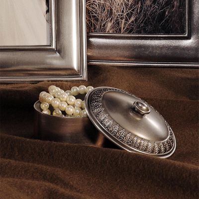 Trinketbox Oval Fern T1