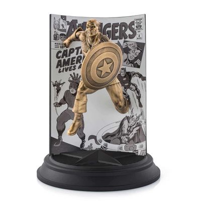 LE Gilt Captain America The Avengers #4 Figurine