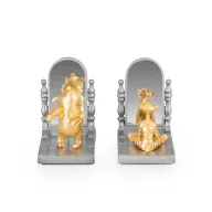 LE Gilt Pooh & Tigger Bookend Pair, bilde 2