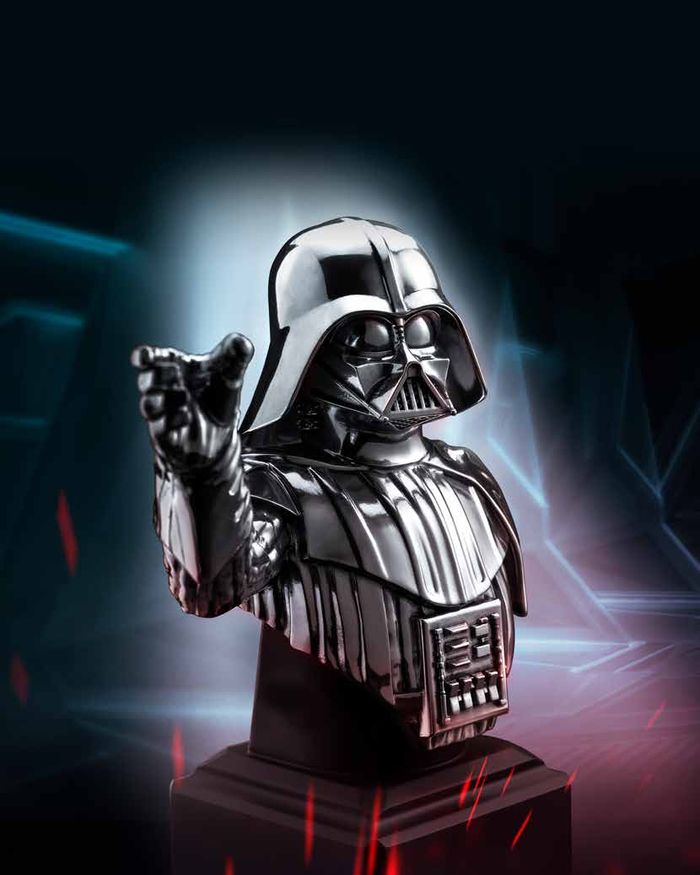 Darth Vader Engraved Pewter Figurine