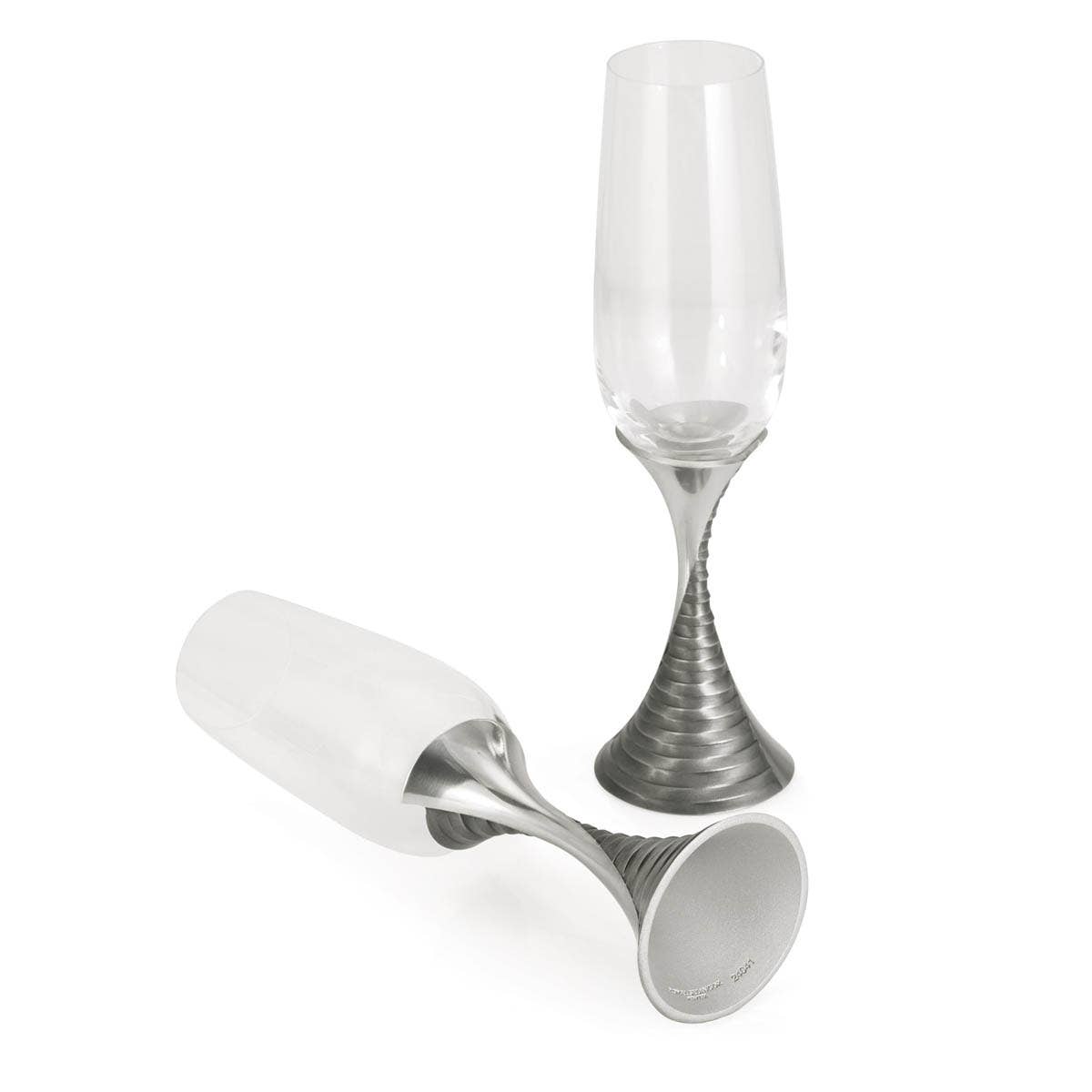 Champagne Flute Pair — Weave Collection, bilde 3