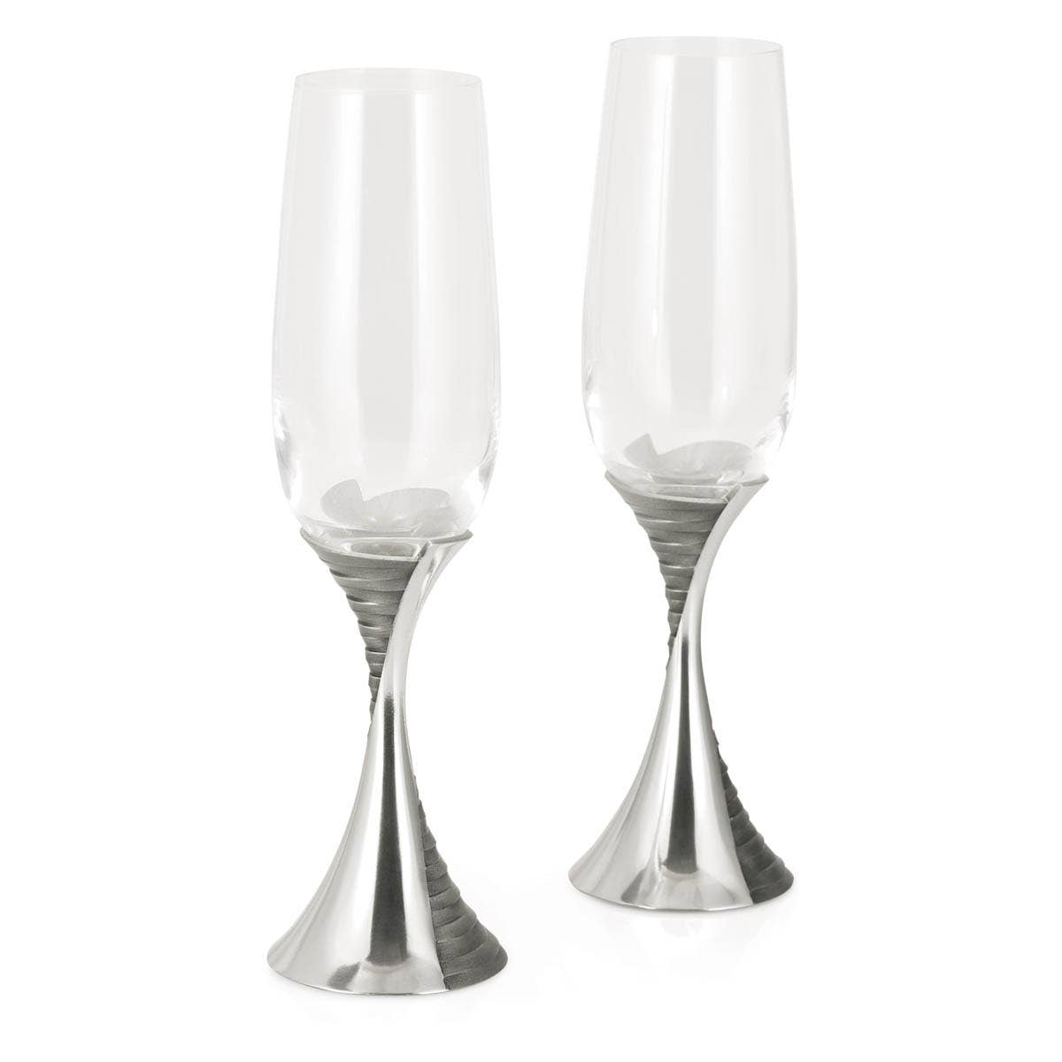 Champagne Flute Pair — Weave Collection, bilde 4