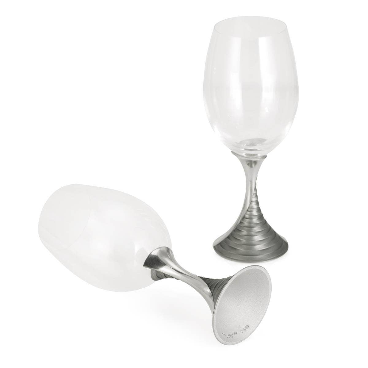 White Wine Glass Pair — Weave Collection, bilde 3