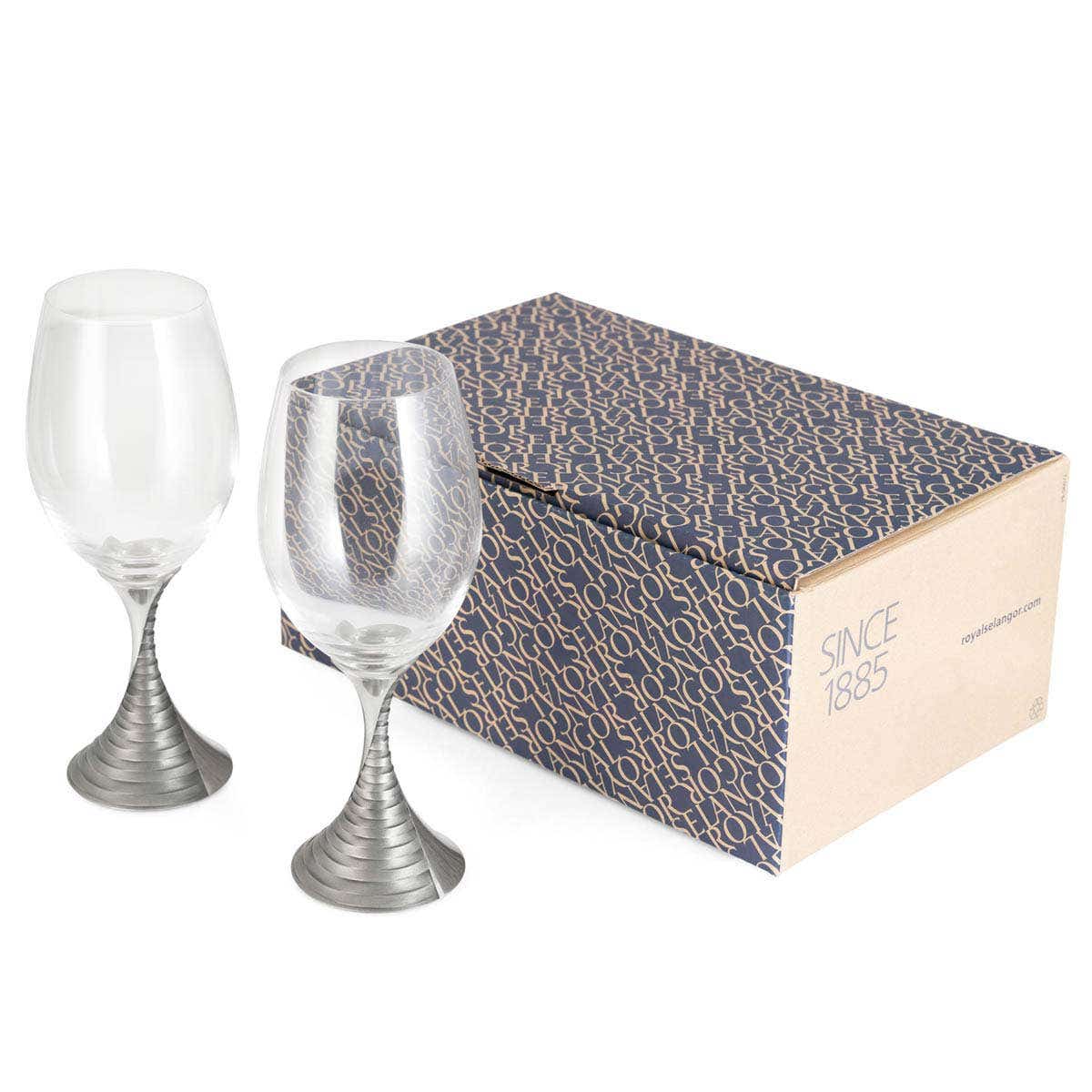 White Wine Glass Pair — Weave Collection, bilde 4
