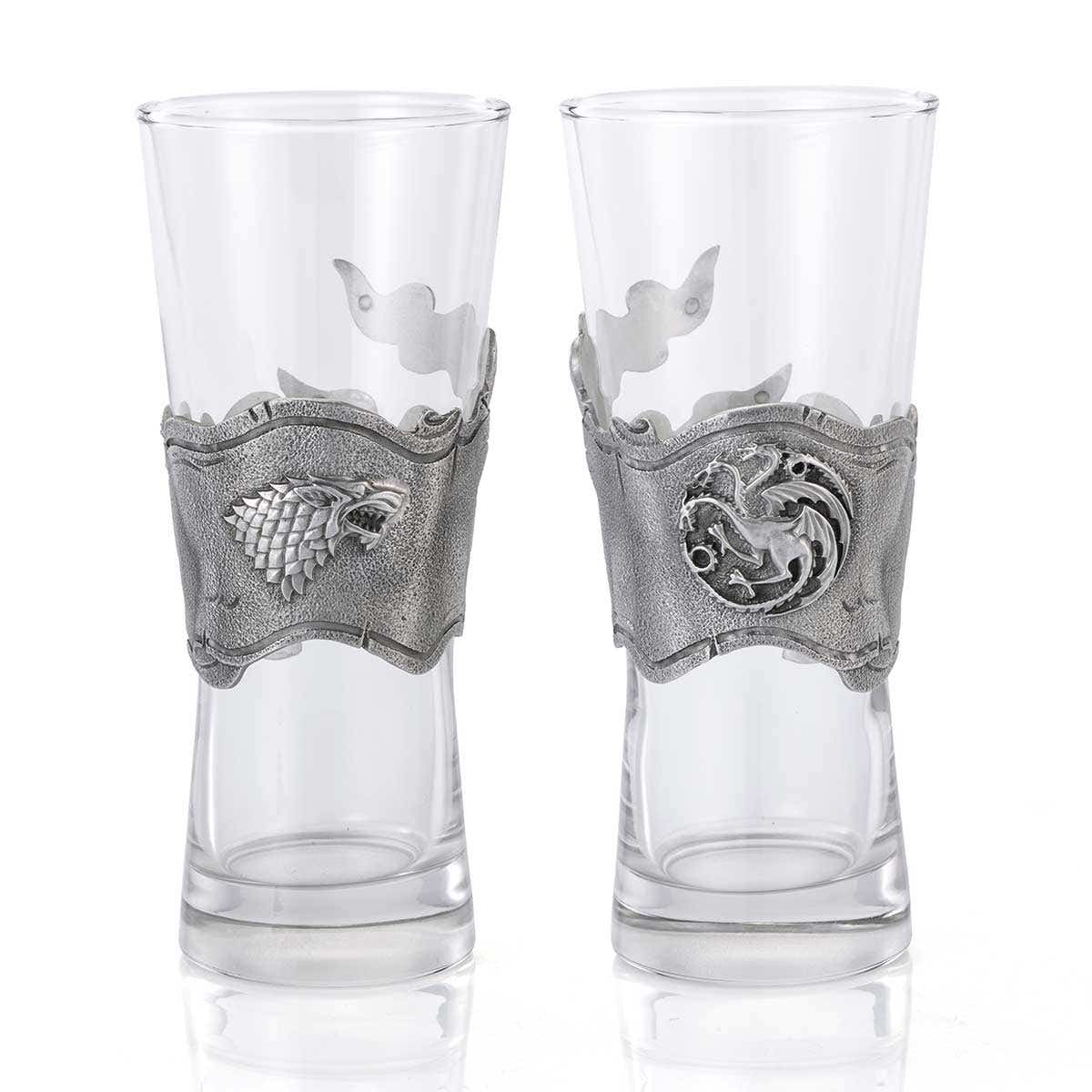 Ice & Fire Pilsner Pair — Game of Thrones