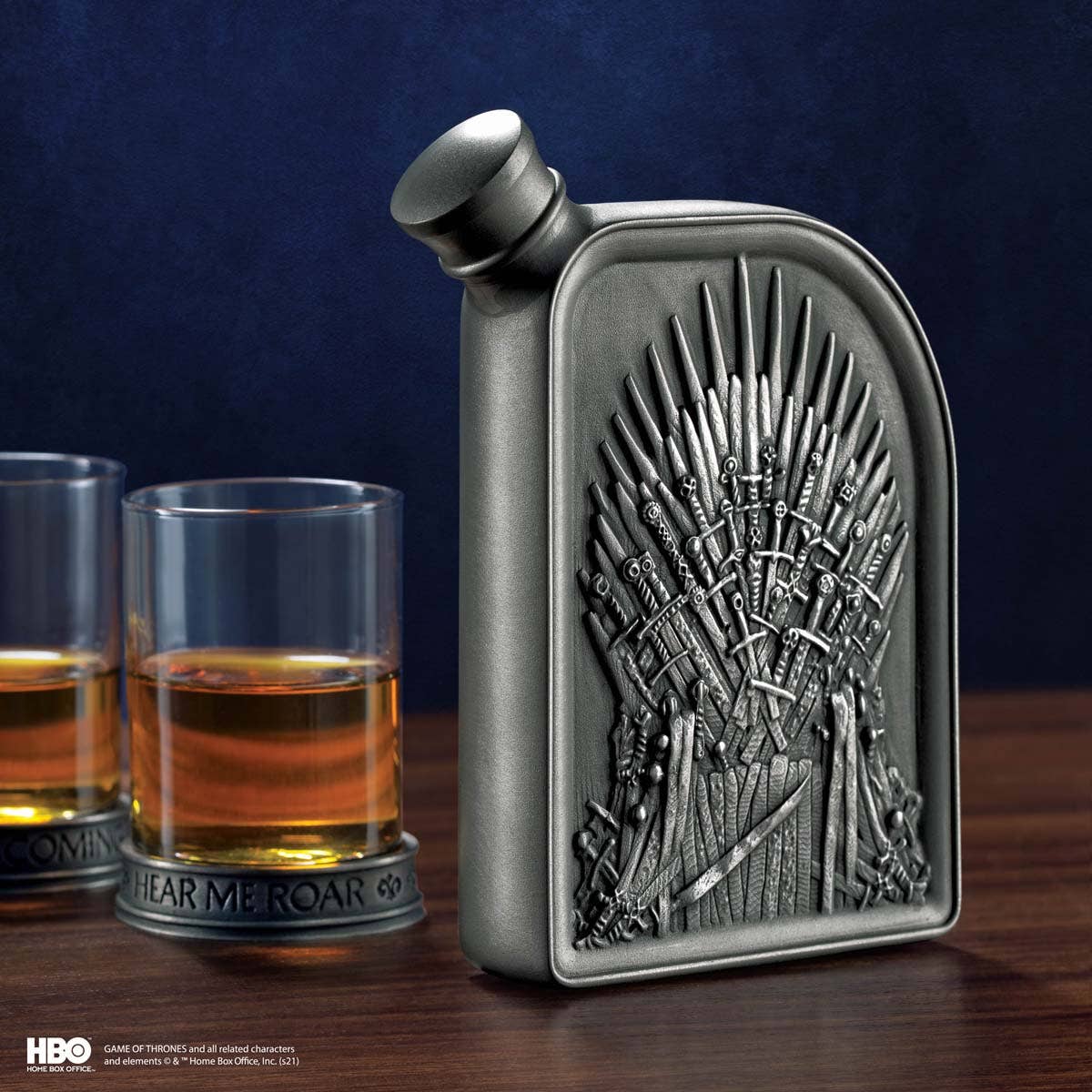Iron Throne Hip Flask