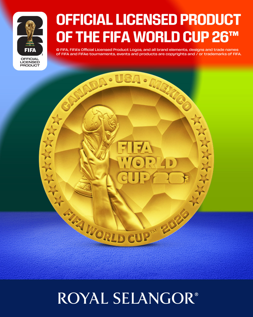 Fifa World Cup 26™ Gilt Medallion