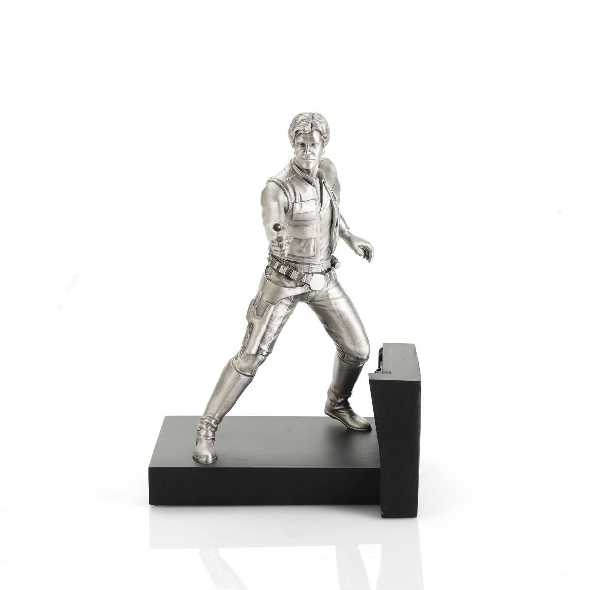 Han Solo Endor Pewter Figurine — Star Wars