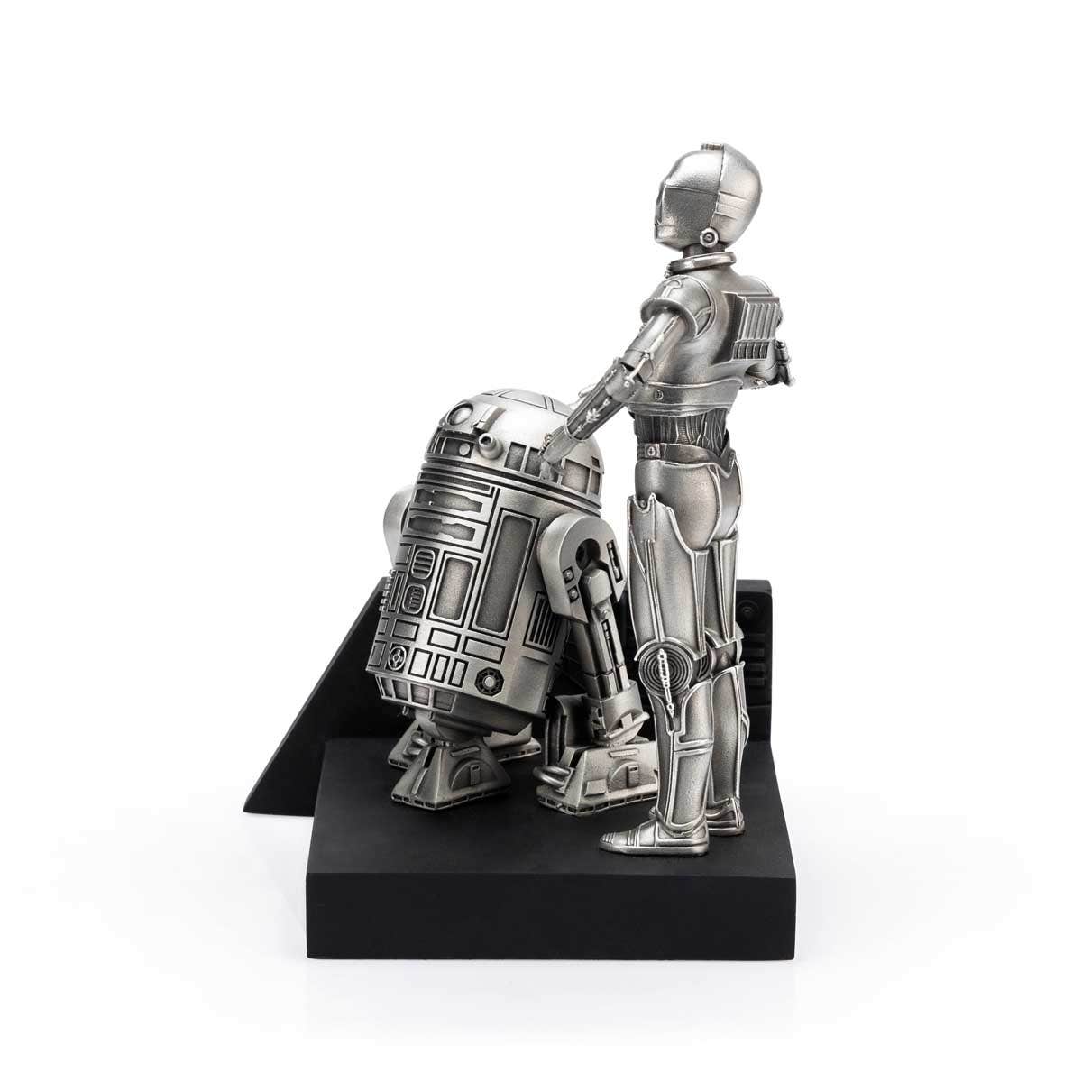 C-3PO & R2-D2 Endor Dual Pewter Figurine — Star Wars