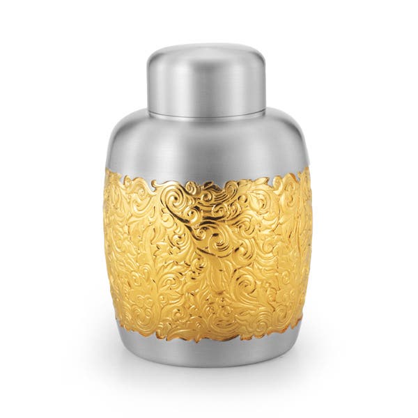 Isthmus Gilt Tea Caddy LG