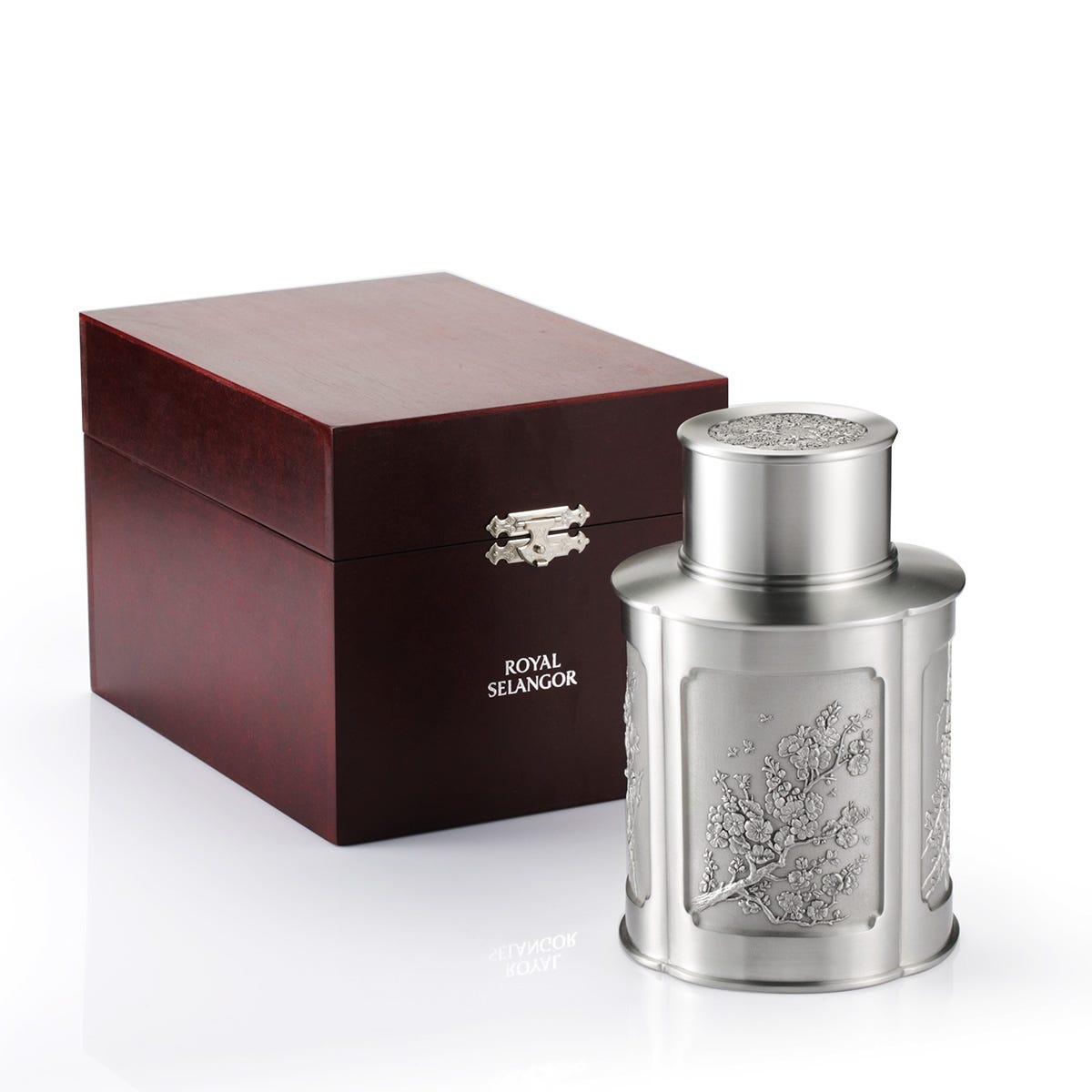 Gift-boxed Four Seasons Tea Caddy LG