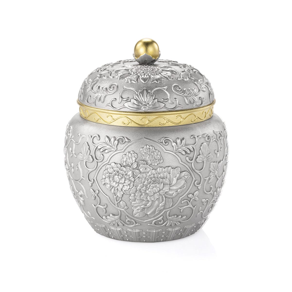 Peony Tea Caddy