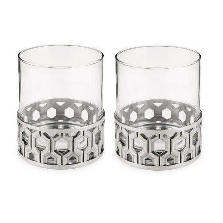 Hexagon Whisky Tumbler Pair
