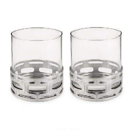 Cell Whisky Tumbler Pair