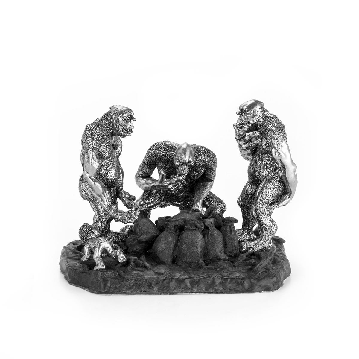 Limited Edition Bilbo Baggins™ & 3 Trolls Figurine