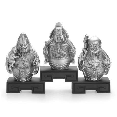 Celestial Blessings Fu Lu Shou Figurine Set SM