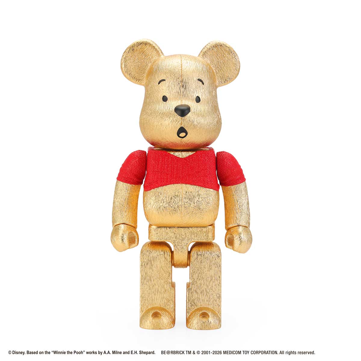 Winnie the Pooh BE@RBRICK — Royal Selangor × Medicom