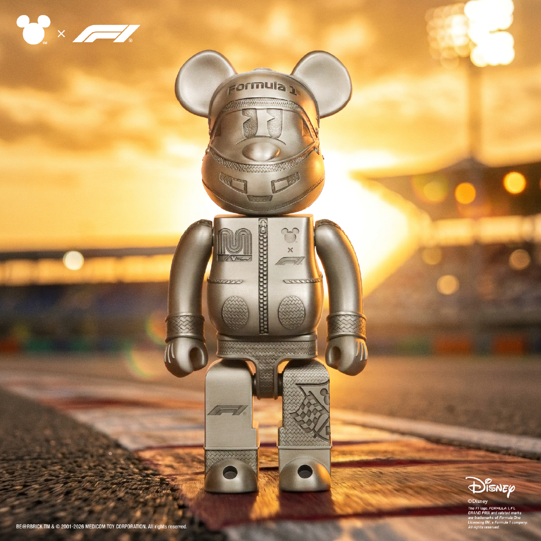 Disney × Formula 1 BE@RBRICK — Royal Selangor × Medicom