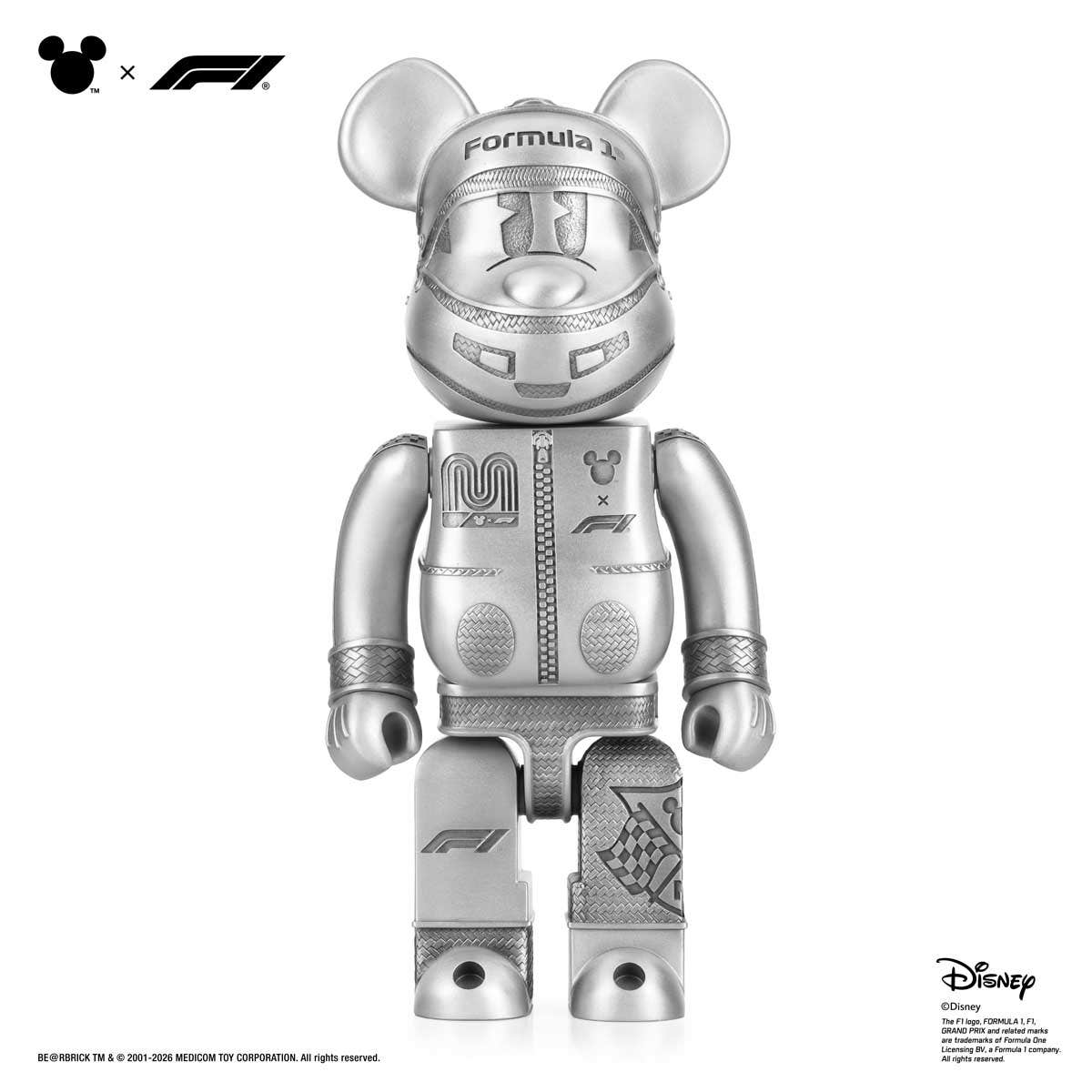 Pre-order: Disney x Formula 1 BE@RBRICK Royal Selangor 400%