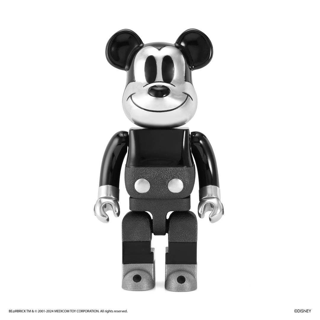 BE@RBRICK Royal Selangor Mickey Mouse B&W Ver. 400%