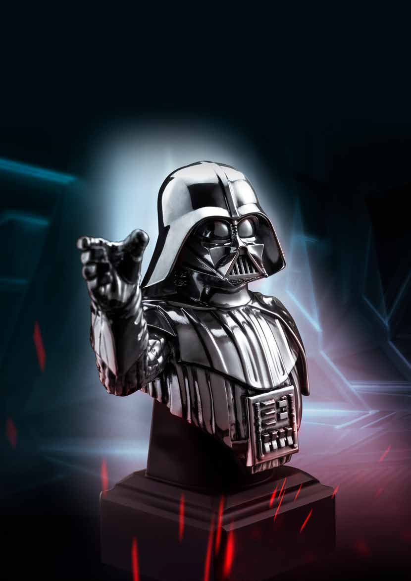 Darth Vader Engraved Pewter Figurine